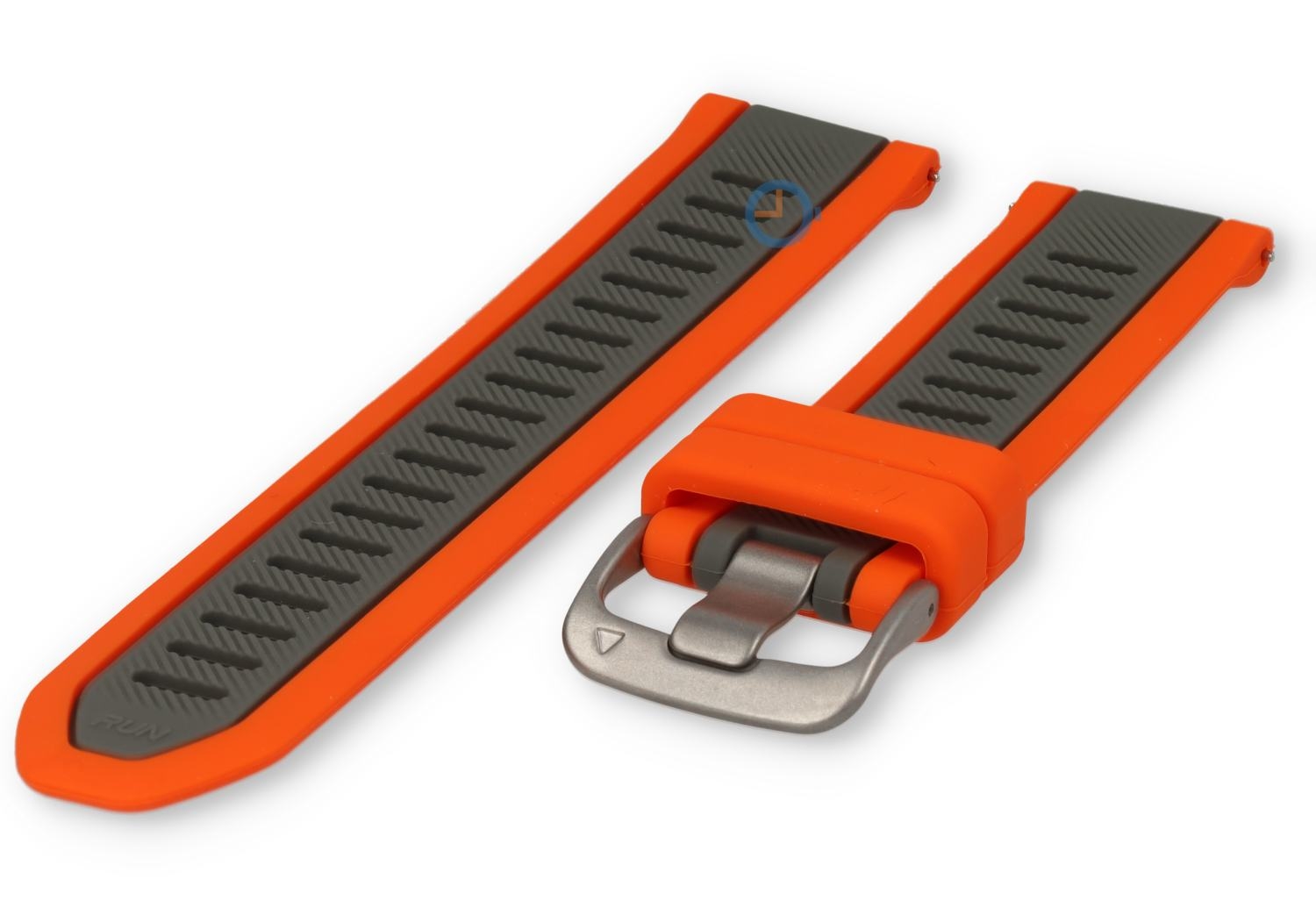 20mm bands Garmin Forerunner 165 - orange/grey