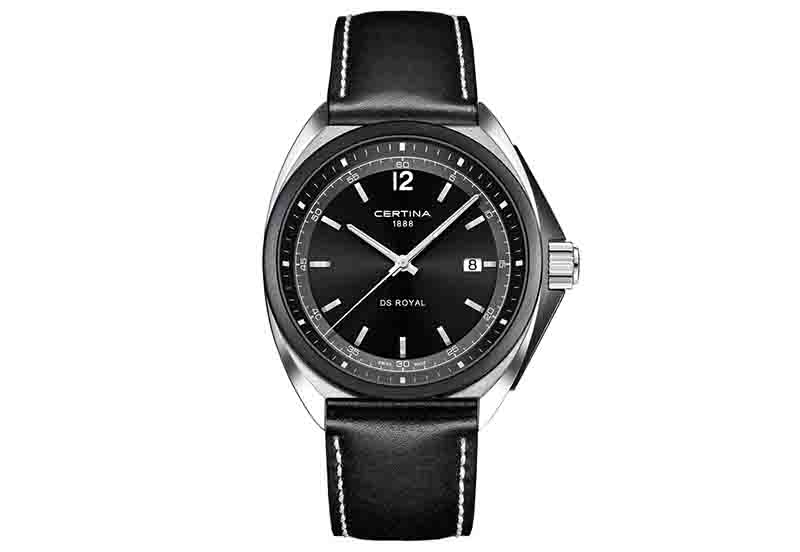 Certina leather strap C0104101605101A 22/18mm XL without buckle