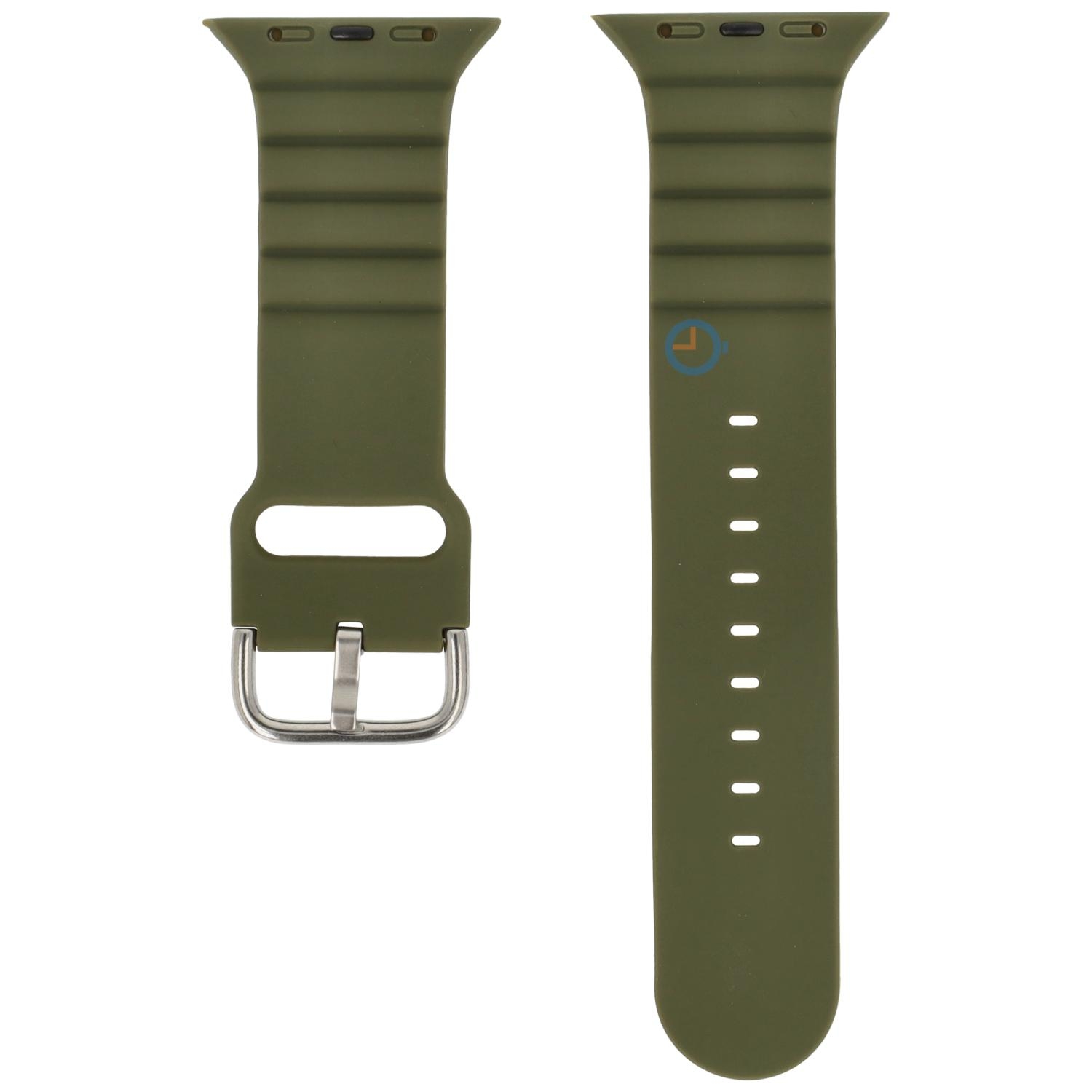 Silicon watch strap Apple Watch 41mm - Army