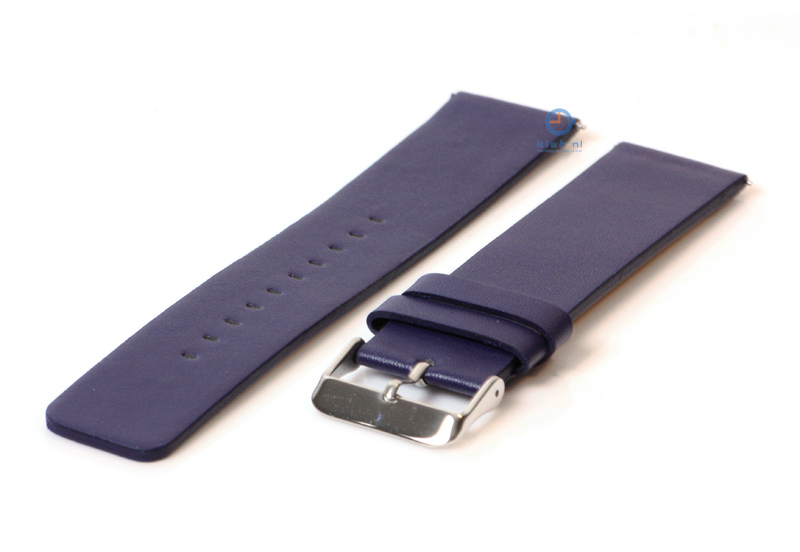 Fitbit Versa watchstrap leather dark blue