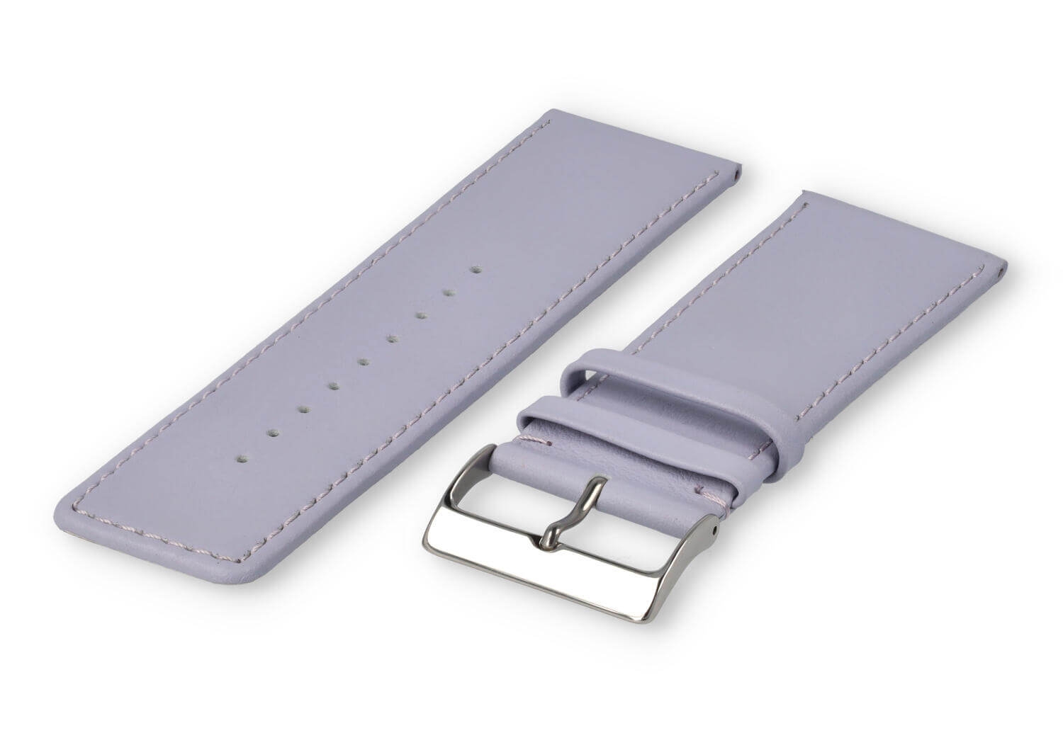 XL watch strap smooth leather - 30mm - light purple