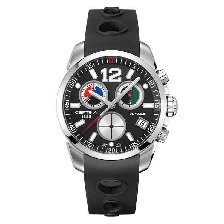 Certina bracelet C0164171705700A black rubber
