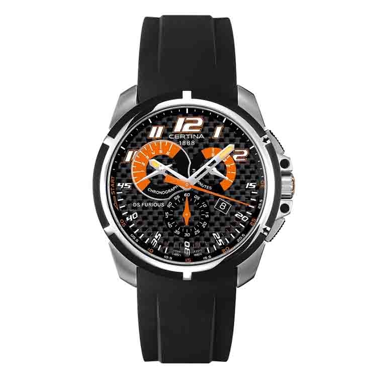 Certina bracelet C0114172720200A black rubber without buckle