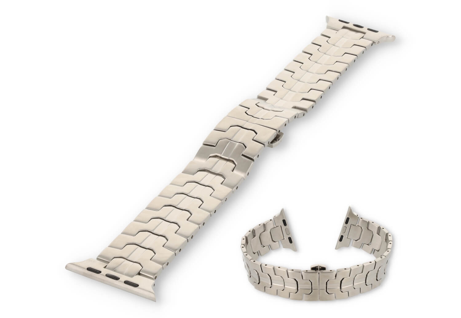 Apple watch 41mm band steel - silver