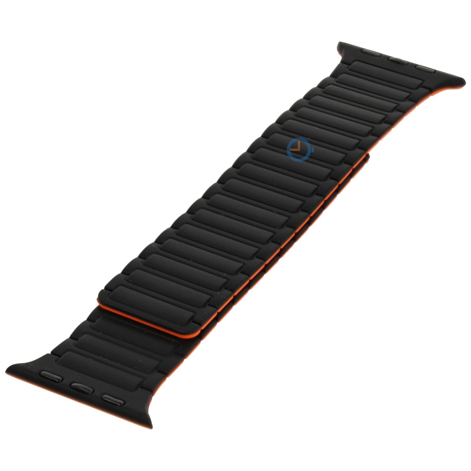 Ultra-flat magnetic strap Apple Watch 41mm - Black Orange