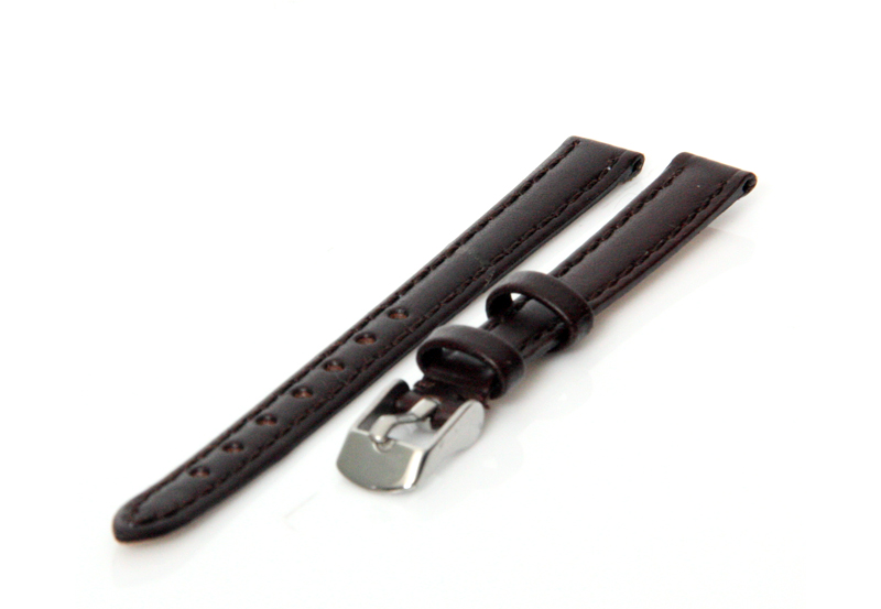 Watchstrap 13mm brown calf leather