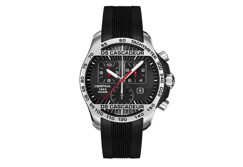 Certina bracelet C0036172705000A black rubber without buckle