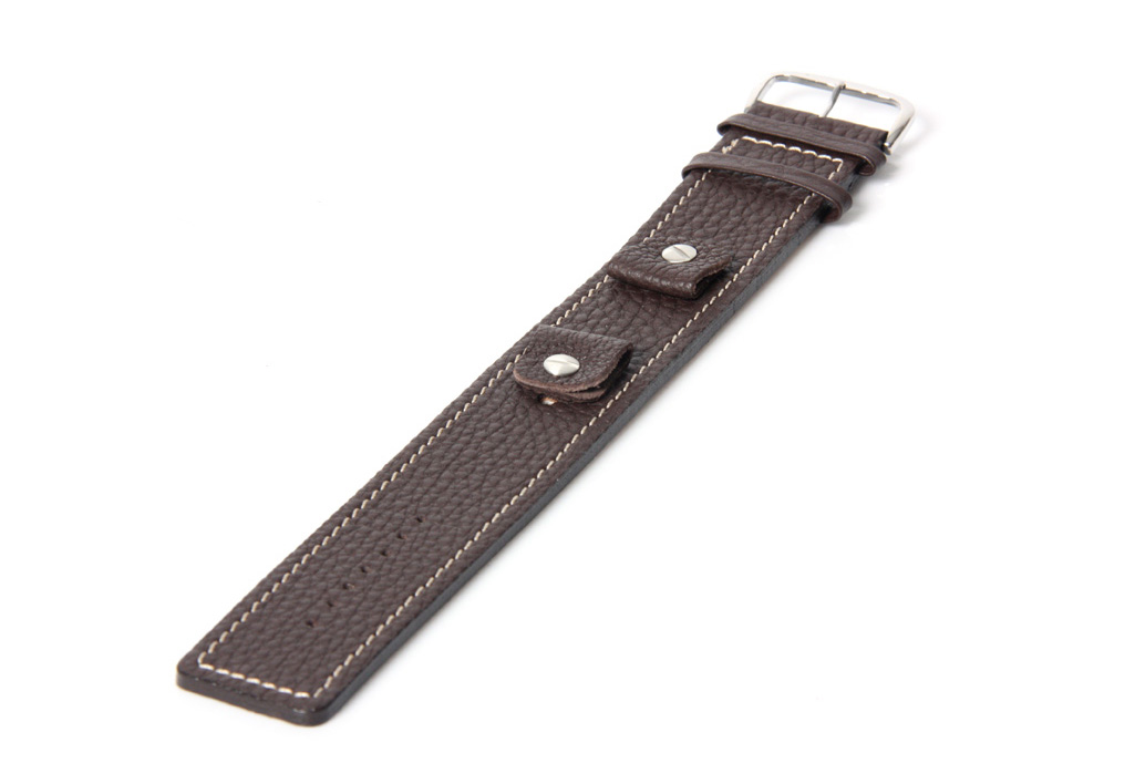 Watchstrap 22mm brown