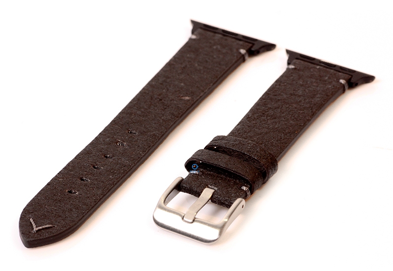 Apple Watch strap vegan leather darkbrown - 38/40/41/42mm