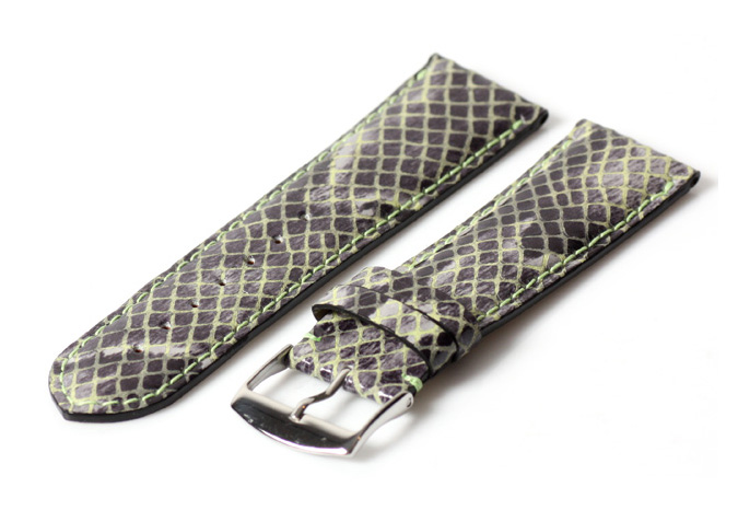 Watchstrap 22mm snake