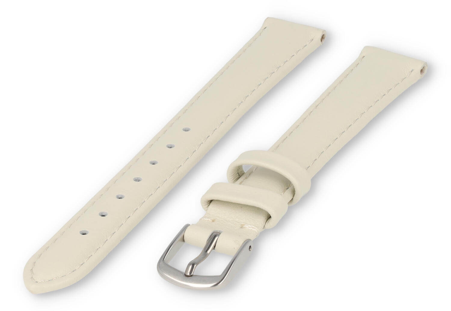 XL watch strap smooth leather - 16mm - sand