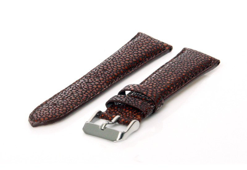 Watchstrap 24mm brown leather