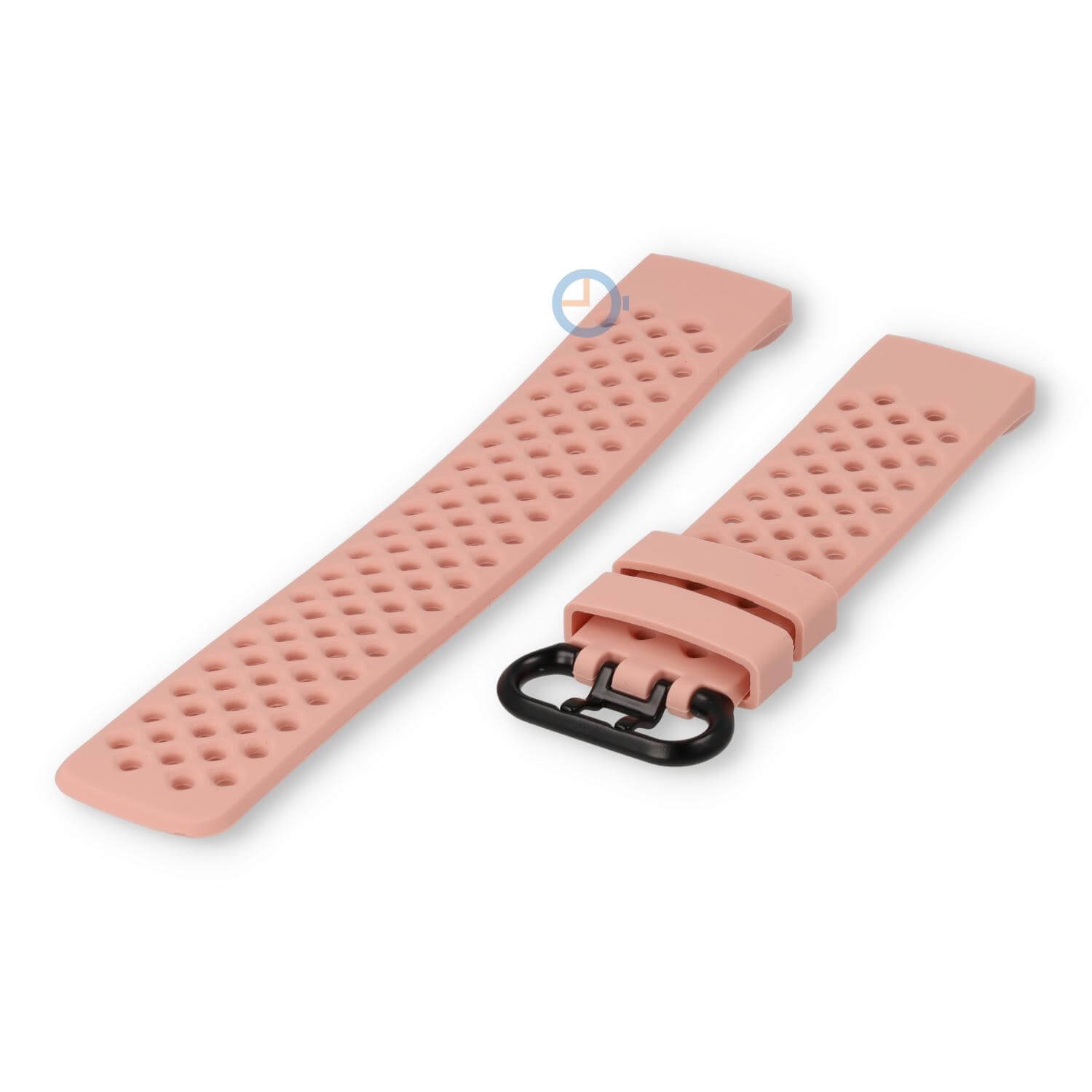 Fitbit Charge 3 perforated watch band pink - Size: L