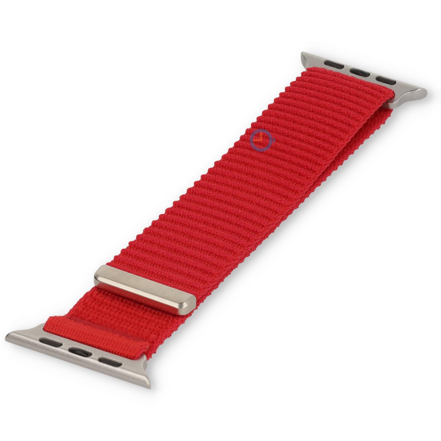 Woven strap Apple Watch 45mm - red