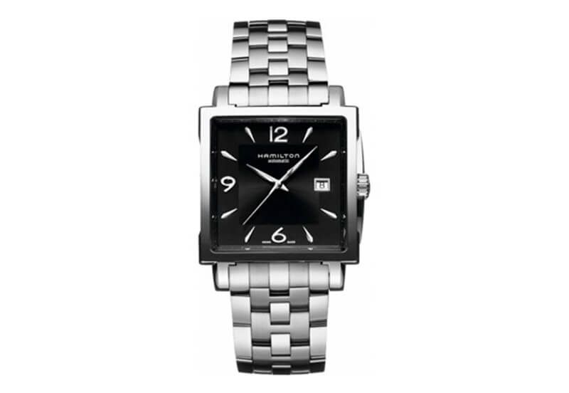 Hamilton watch strap H89455135 - silver steel