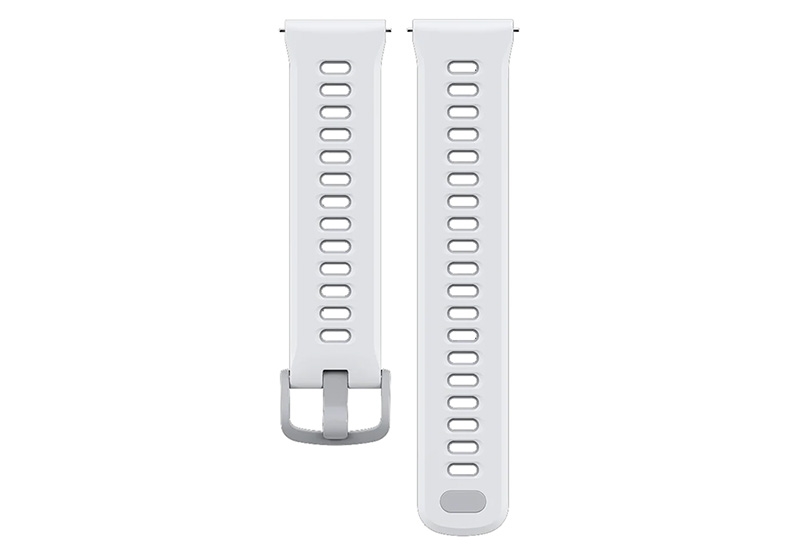 Coros Pace 4 silicone watch band - White