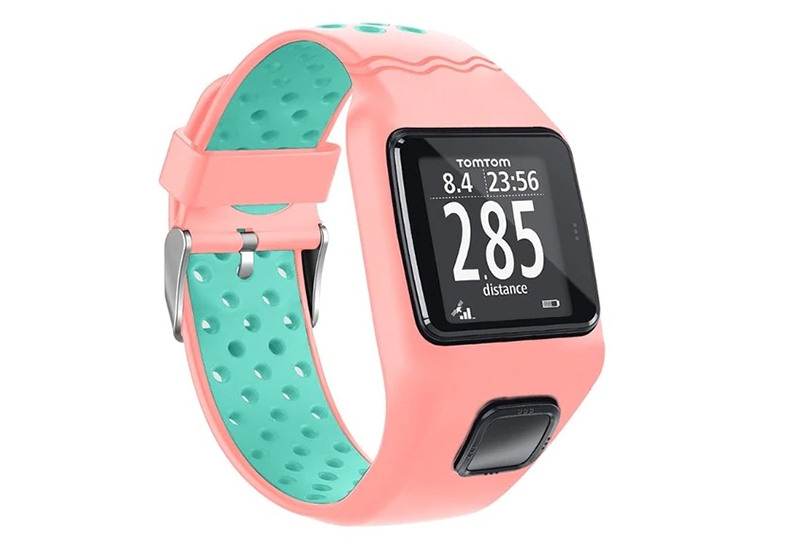TomTom 1 universal watchstrap pink - mintgreen
