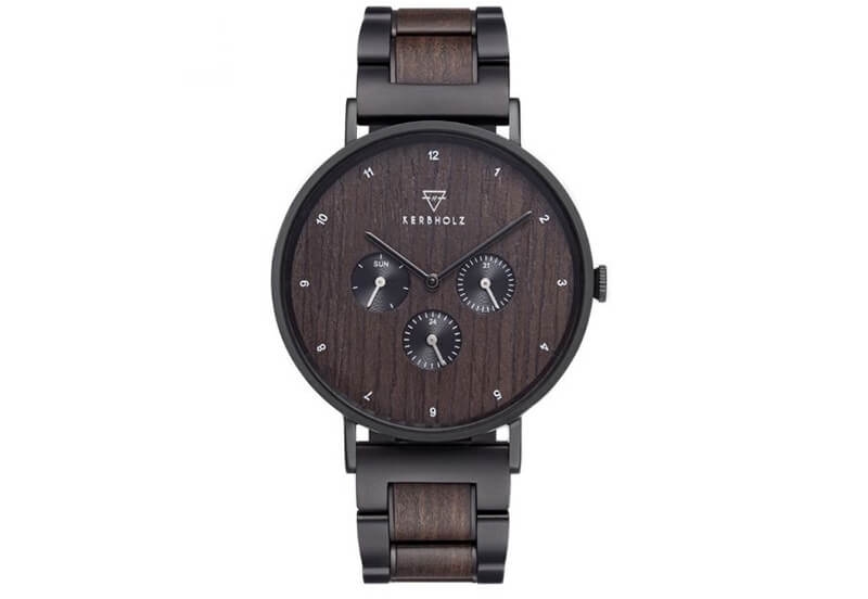 Kerbholz Caspar wristband - Heritage Black Steel