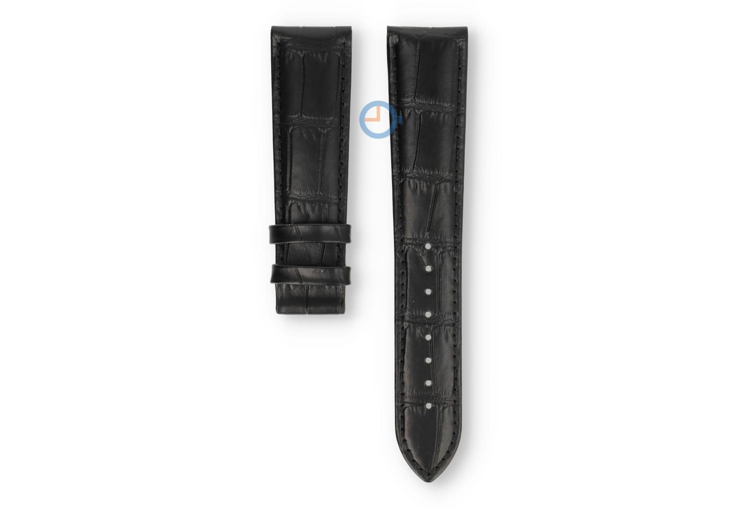 Tissot watch strap T1274071604101 black leather