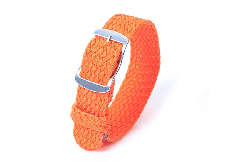Perlon watch band 18mm orange