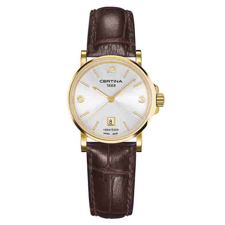 Certina leather strap C0172103603700A 15/12mm brown