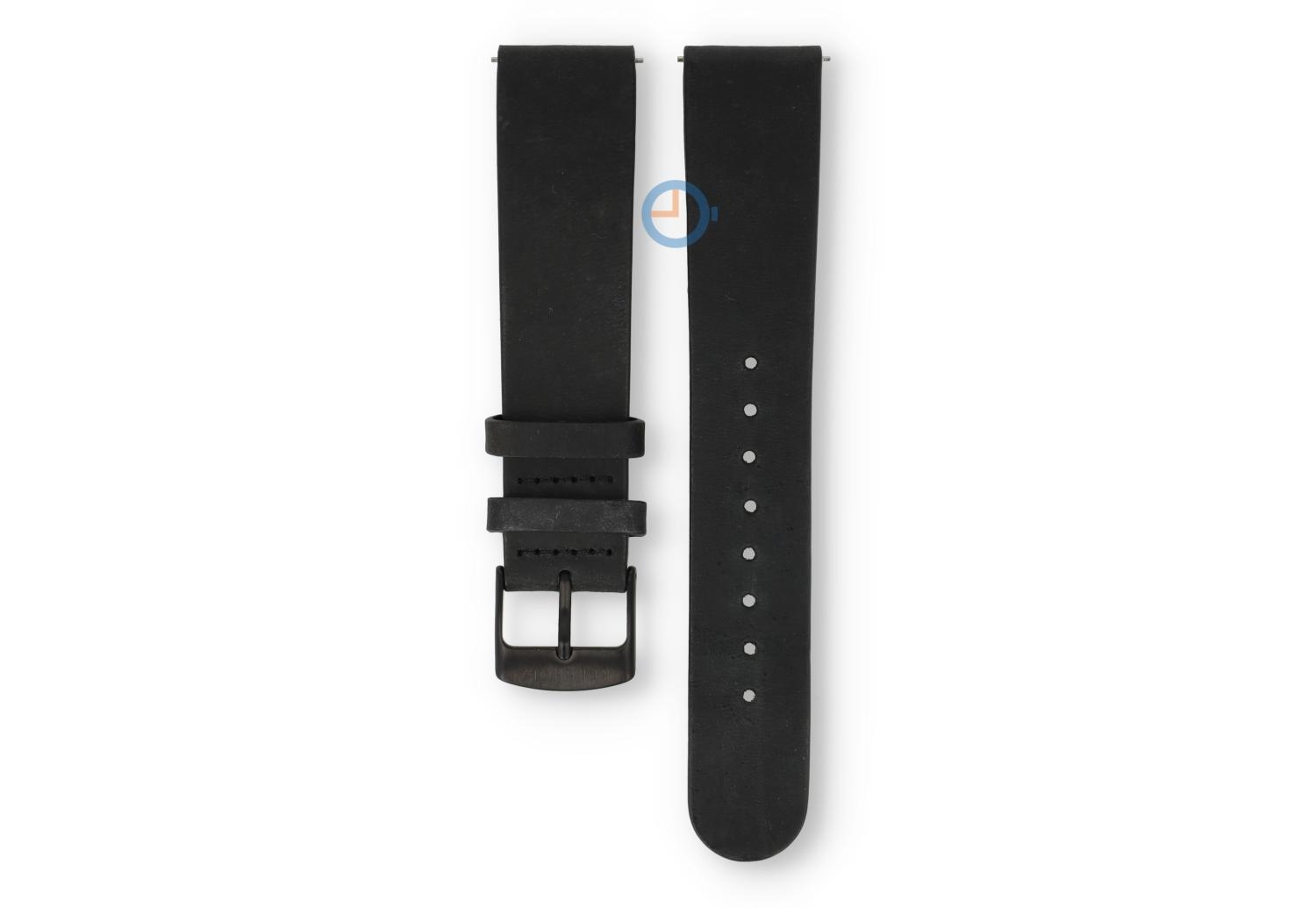 Kerbholz watchstrap Anton Walnut Midnight Black