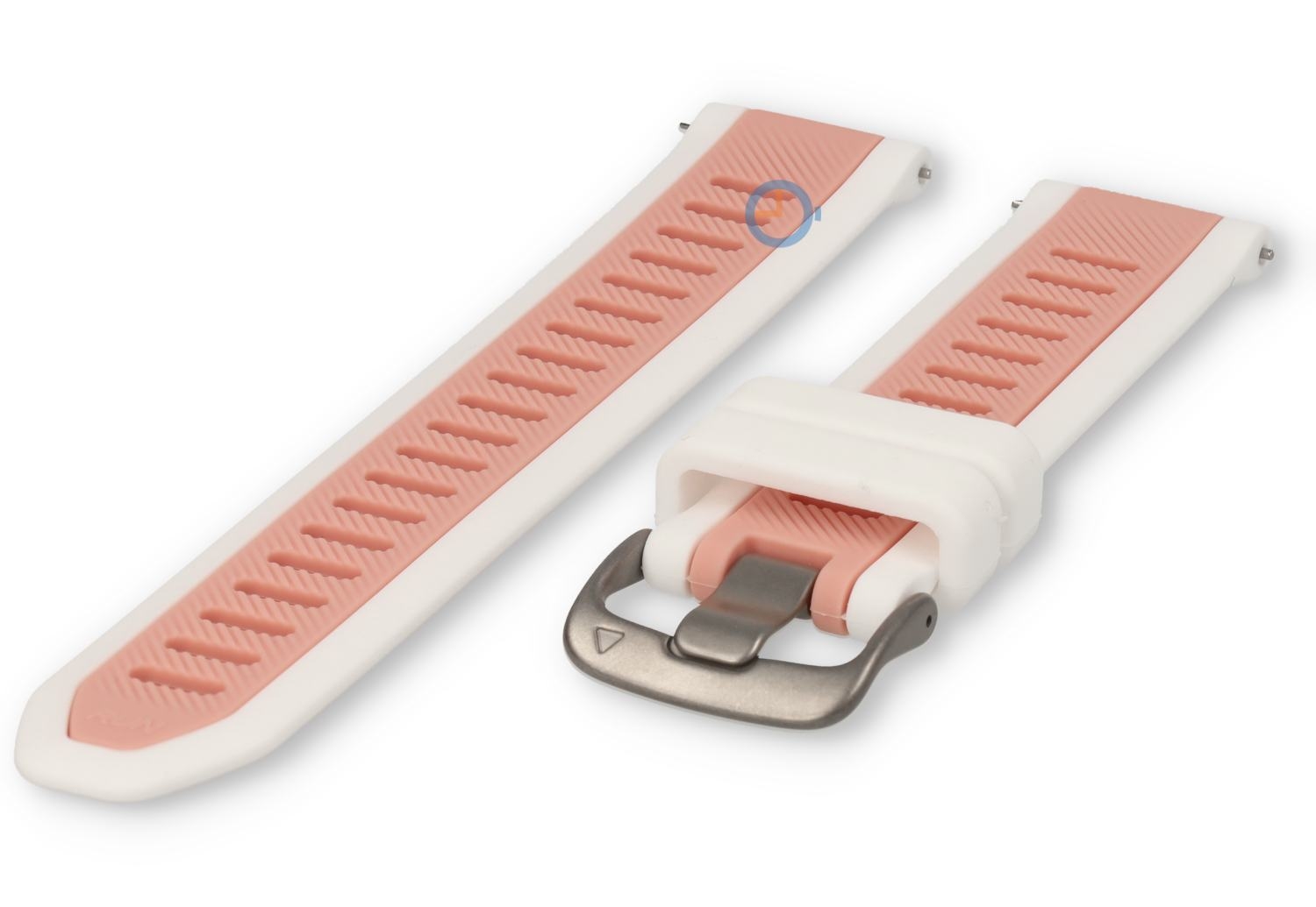 20mm bands Garmin Forerunner 165 - white/pink