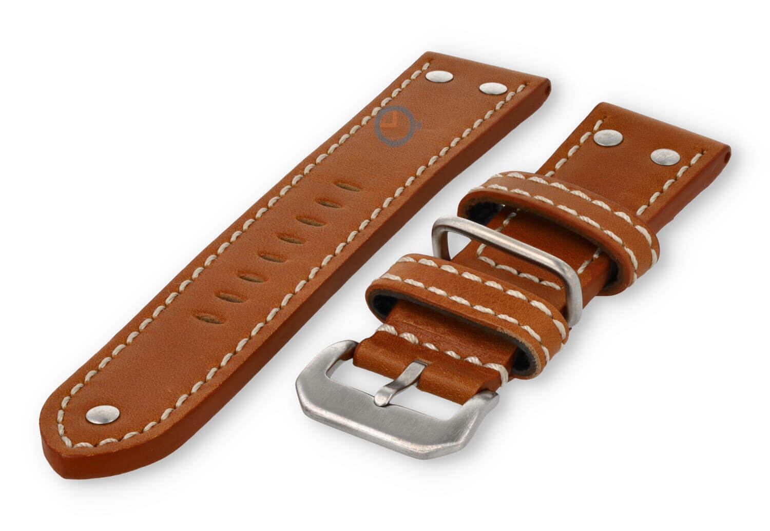 Vintage Flieger watch strap - 24mm - brown