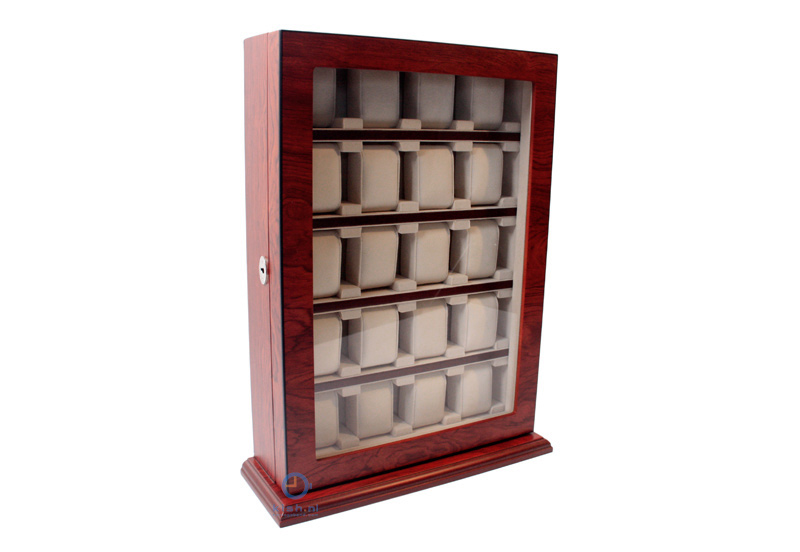 Watchcabinet for 20 watches - bubinga
