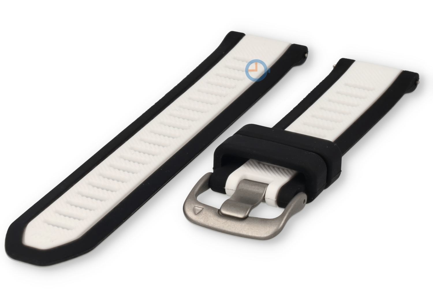 20mm bands Garmin Forerunner 165 - black/white