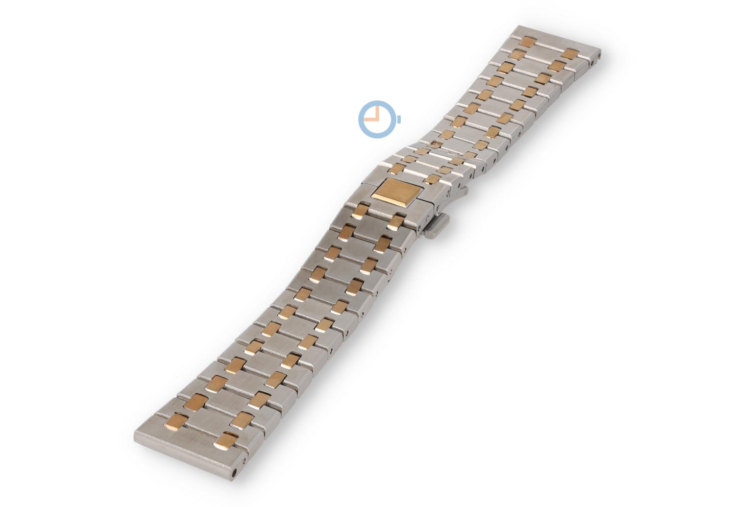 22mm steel strap zilver/ros?goud - AP-Look