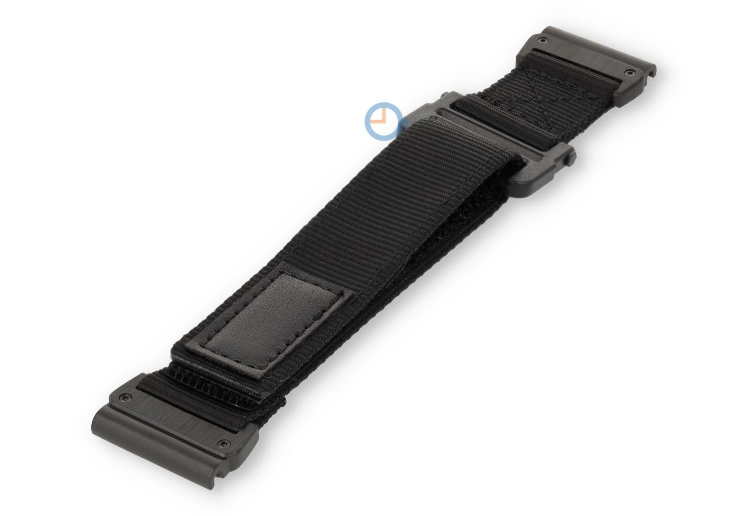 Garmin Fenix 5/6/7 watch band black - Velcro