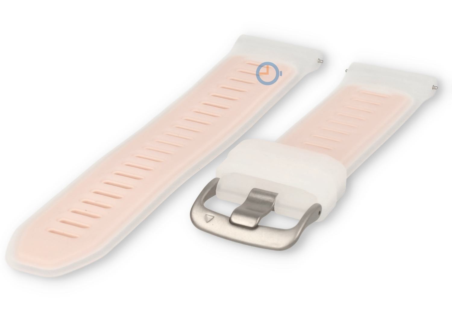 22mm watch strap OPPO watch X2 - transparant/pink