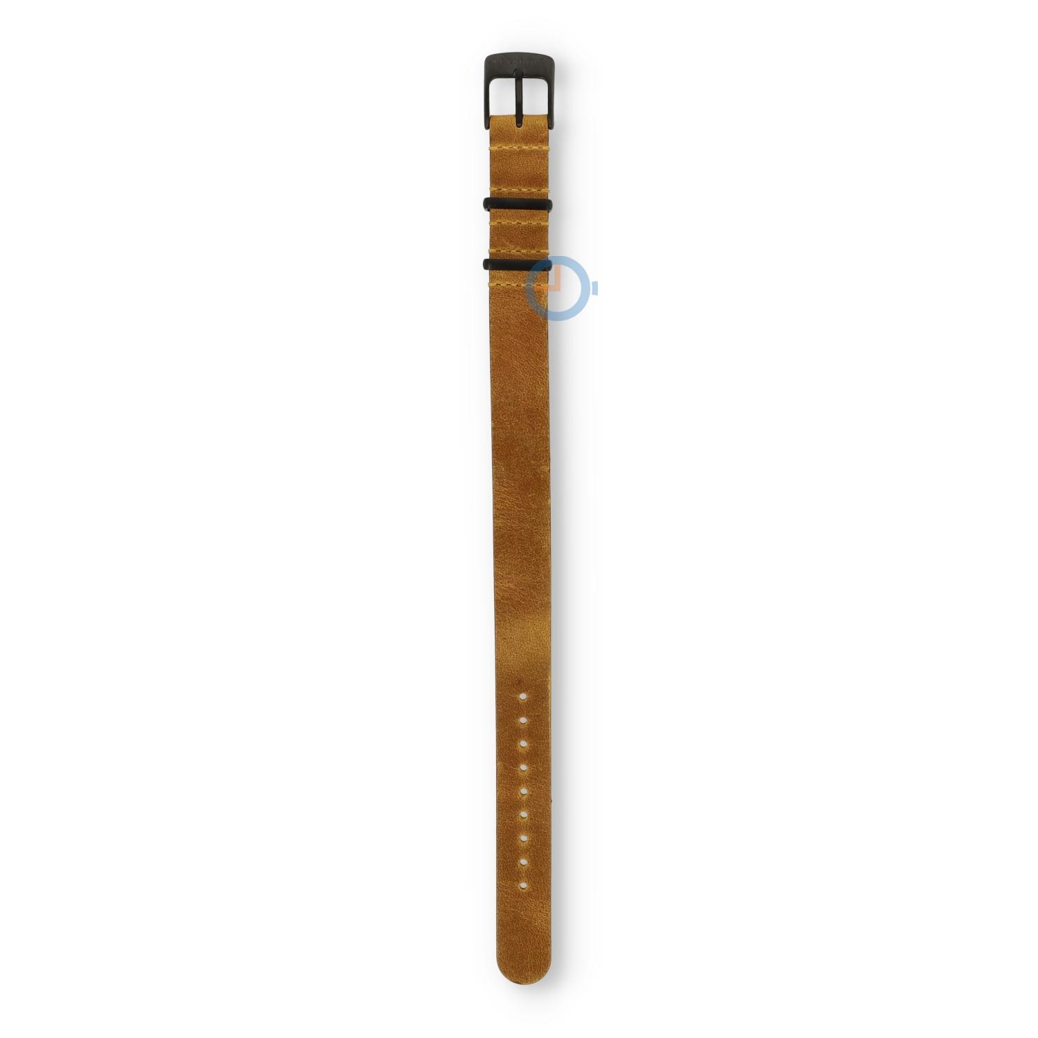 Kerbholz Hilde walnut Mustard Wood watch strap