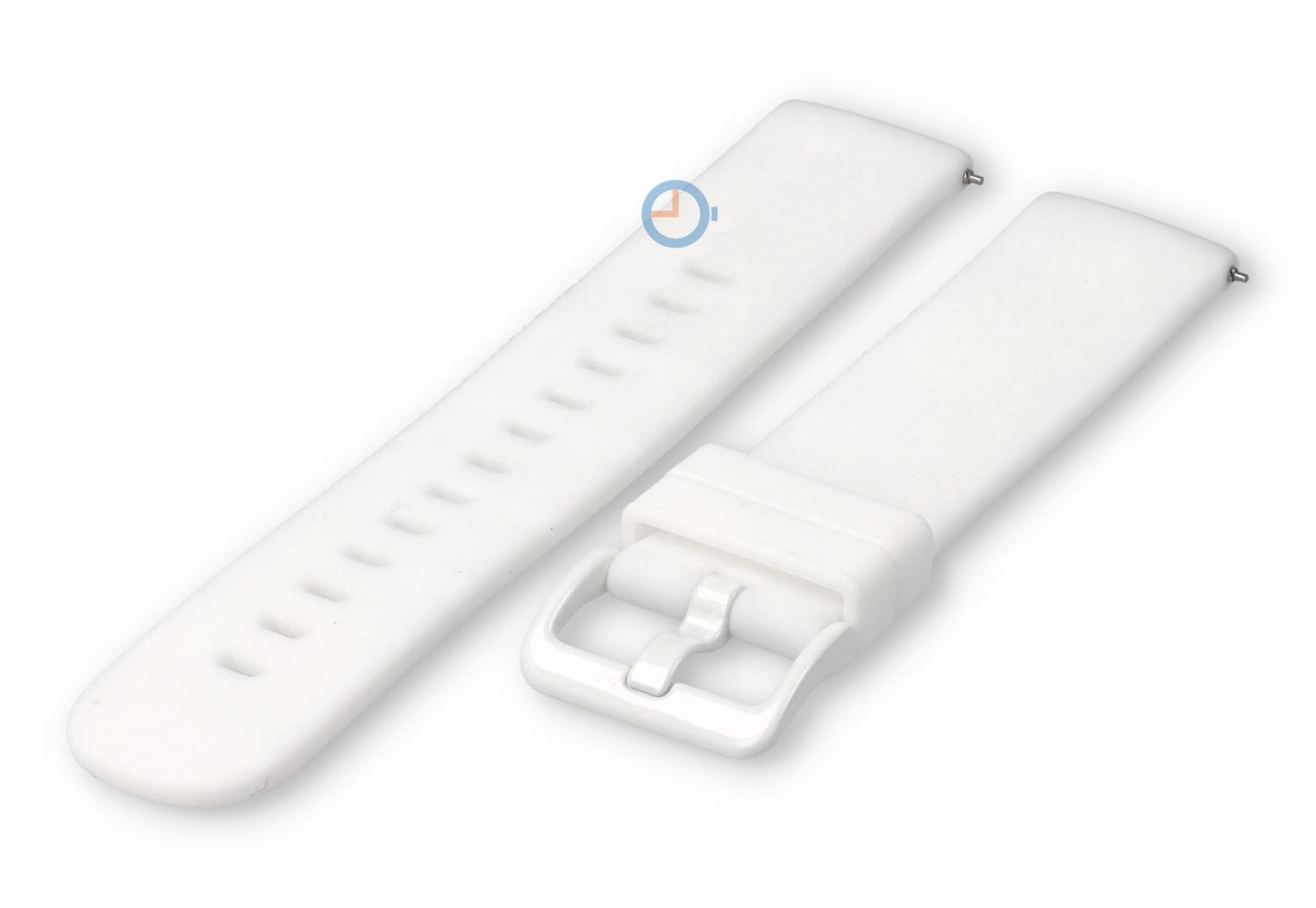 22mm Seamless flexible strap: white