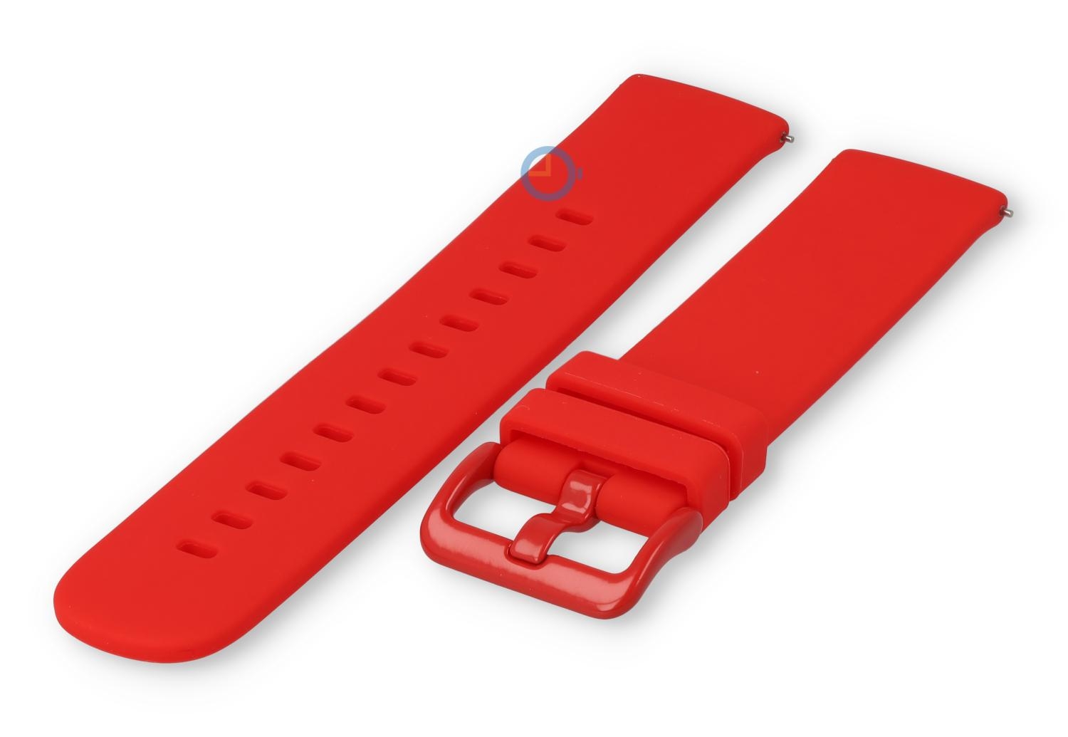 22mm Seamless flexible strap: red