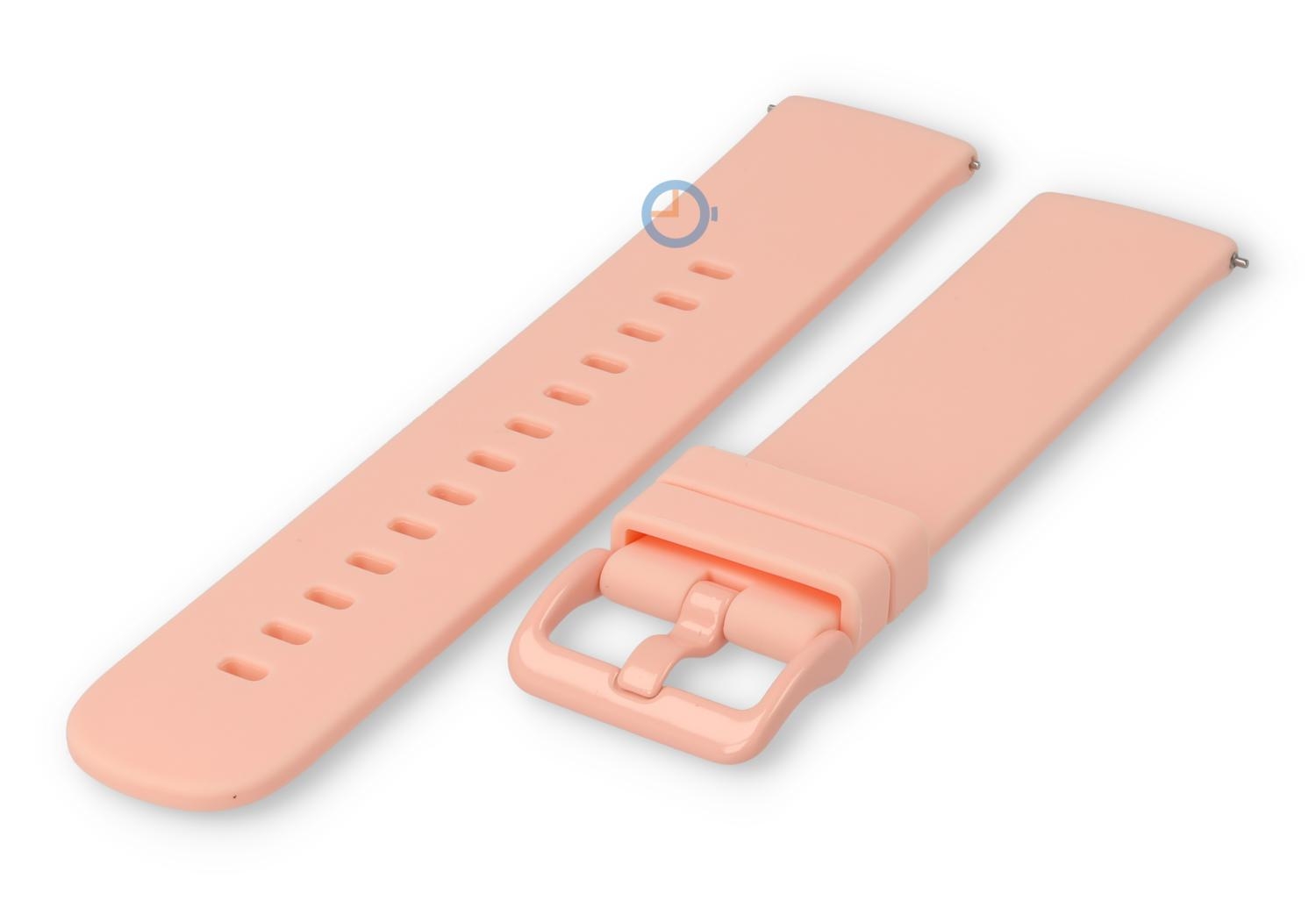 22mm Seamless flexible strap: light pink