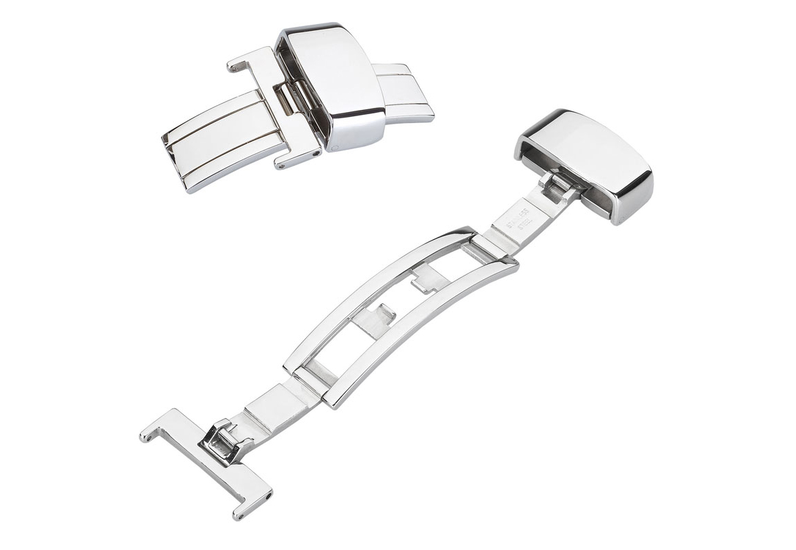 Butterfly clasp 24mm silver