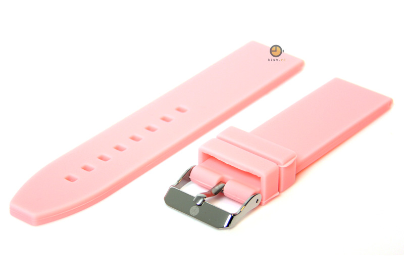 Watchstrap 22mm silicone lightpink