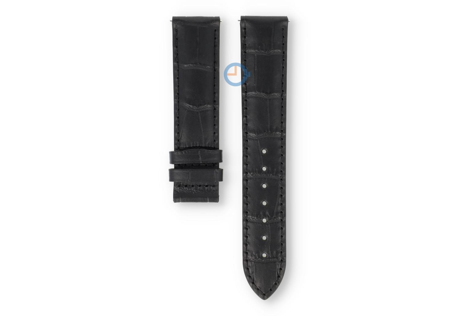 Tissot watch strap T0064083605700 black leather