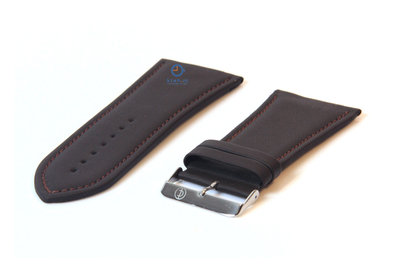 Watchstrap 34mm brown leather