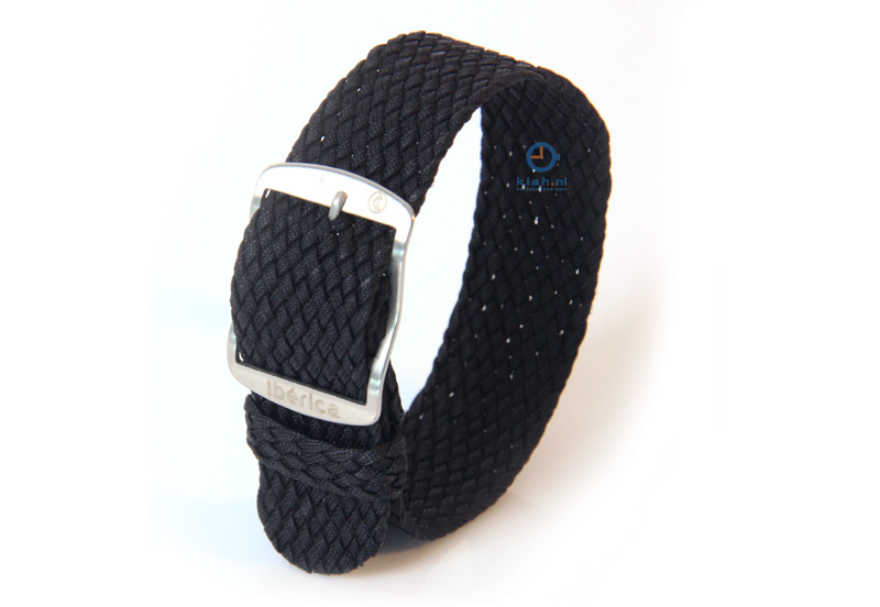 Watchstrap 22mm nylon black