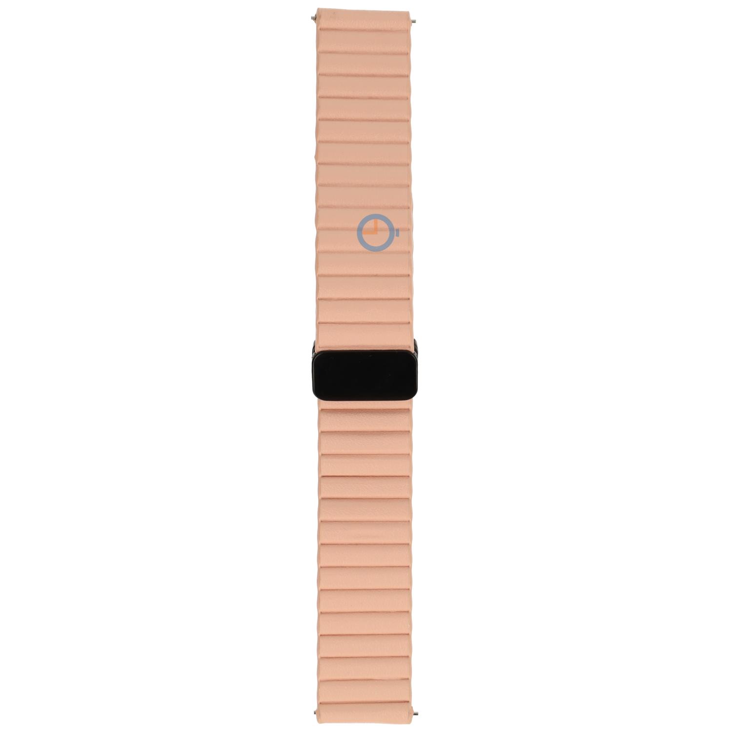 Magnetic leatherstrap - 20mm - Pink