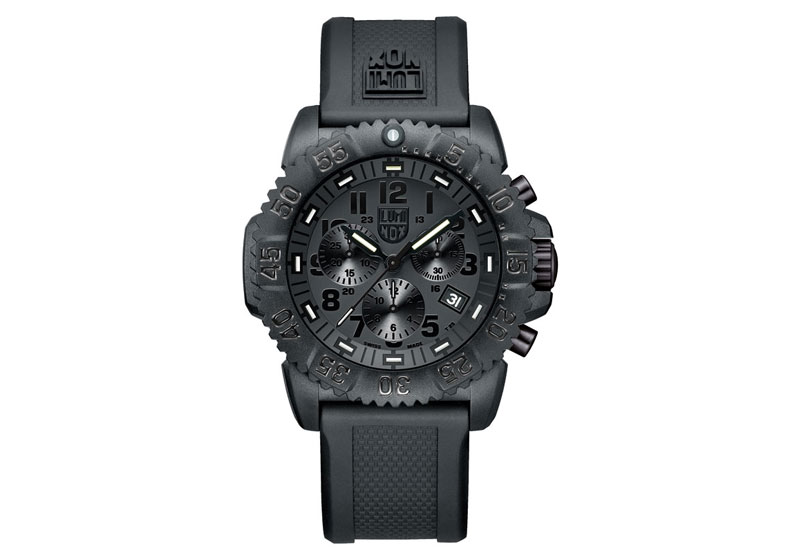 Luminox watchstrap A.3081 Black Out Navy Seal