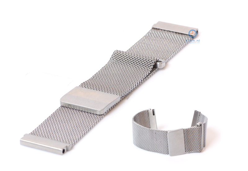 watchstrap mesh silver (20mm)