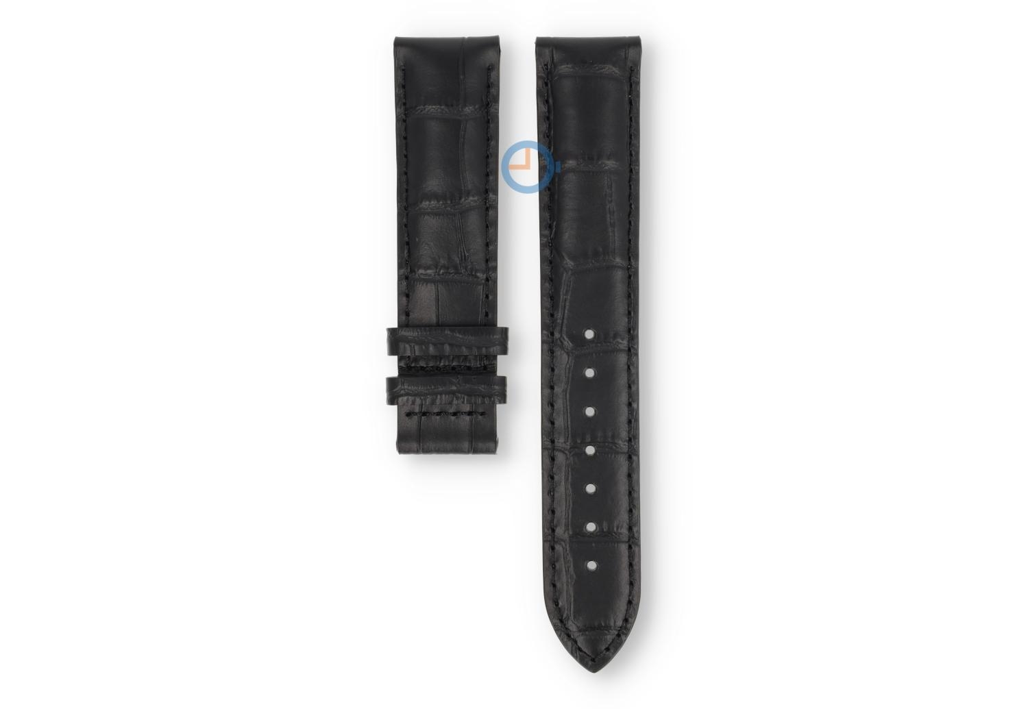 Tissot watch strap T0144301605700 black leather