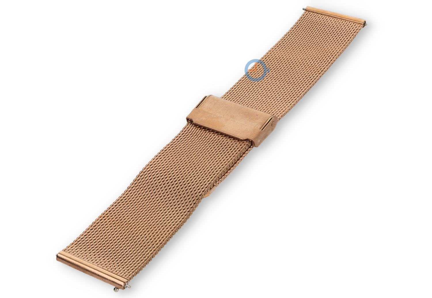 Mesh strap with Quick Switch - 22mm - rose gold