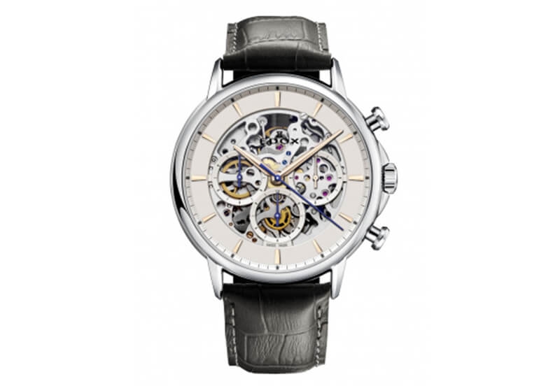 Edox Les Vauberts 10236 Watch Strap black