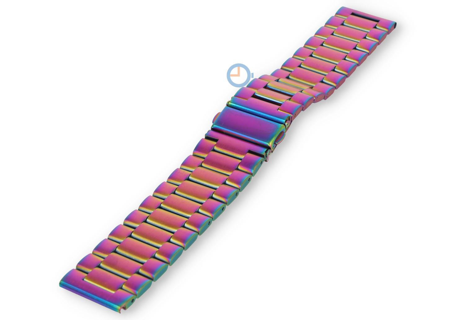Watch strap 22mm matt steel - oil