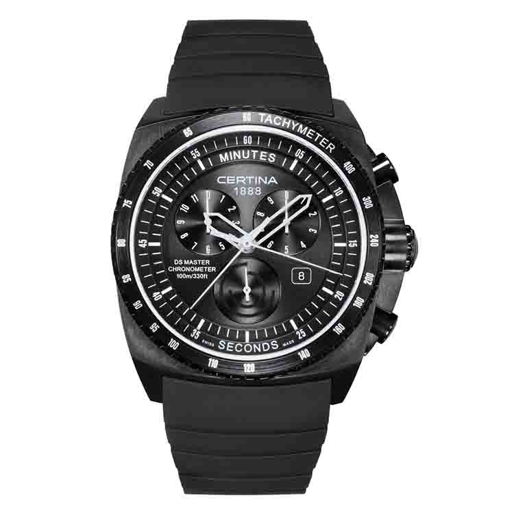 Certina bracelet C0154341705000A black rubber